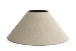 Flamant Circum, Abat-Jour, Naturel Et Argent, Conique, 55 Cm Online