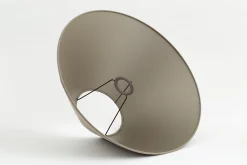 Flamant Circum, Abat-Jour, Naturel Et Argent, Conique, 45 Cm Discount