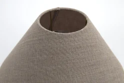 Flamant Circum, Abat-Jour, Naturel Et Gris, Conique, 30 Cm Best