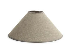 Flamant Circum, Abat-Jour, Naturel Et Argent, Conique, 30 Cm Hot