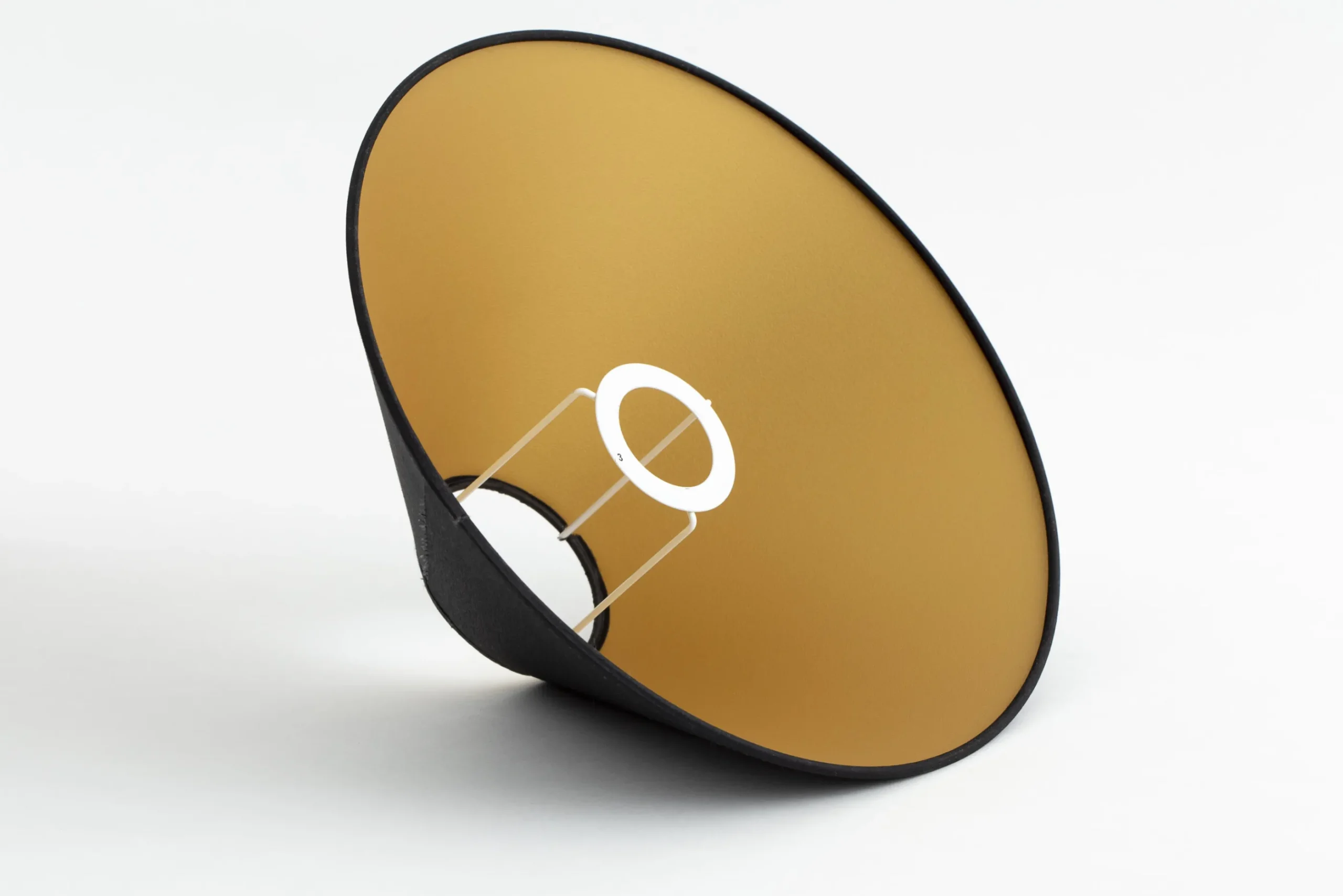 Flamant Circum, Abat-Jour, Noir Et Or, Conique, 30 Cm Outlet