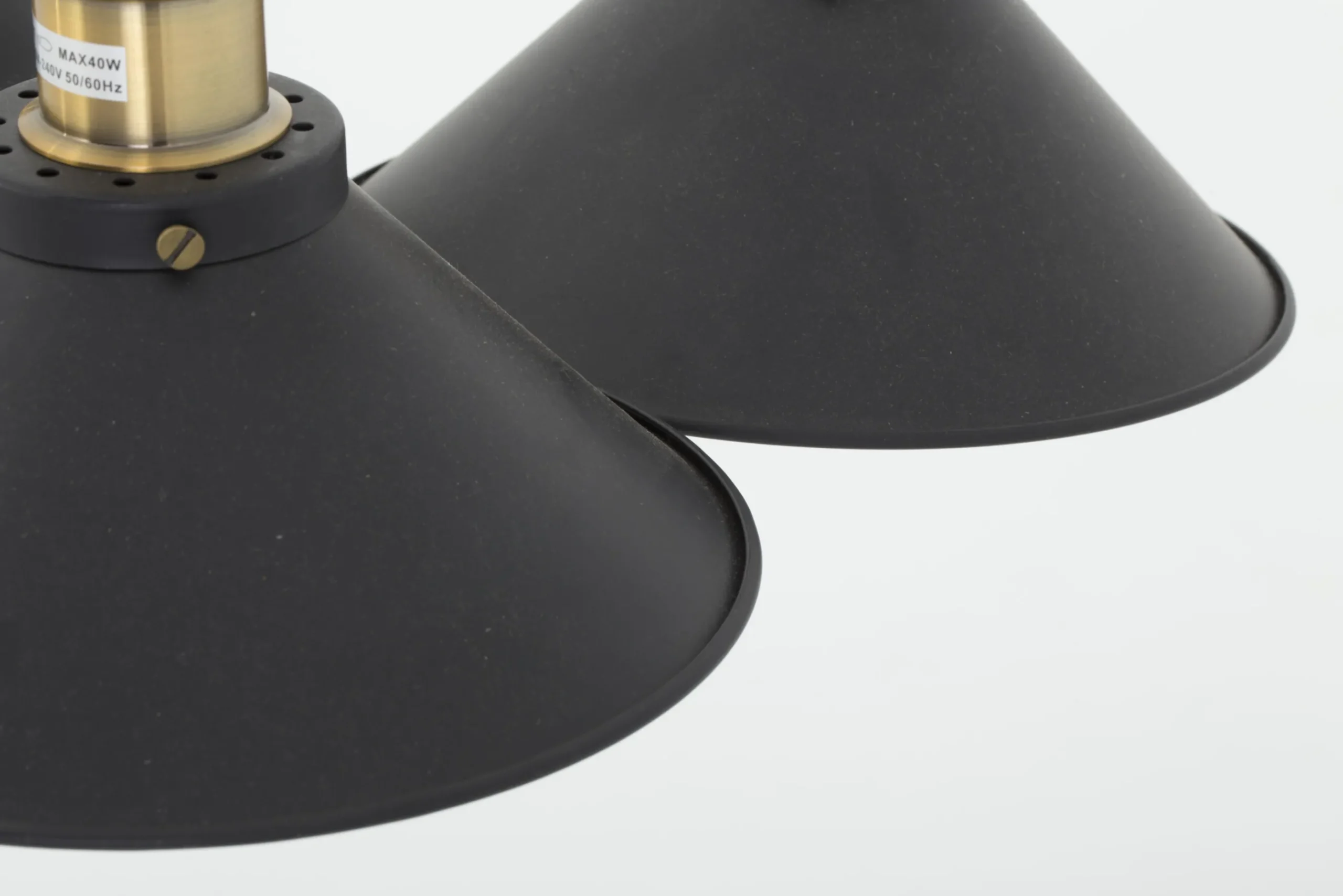 Flamant Cirino, Suspension, Noir, 3 Abat-Jour