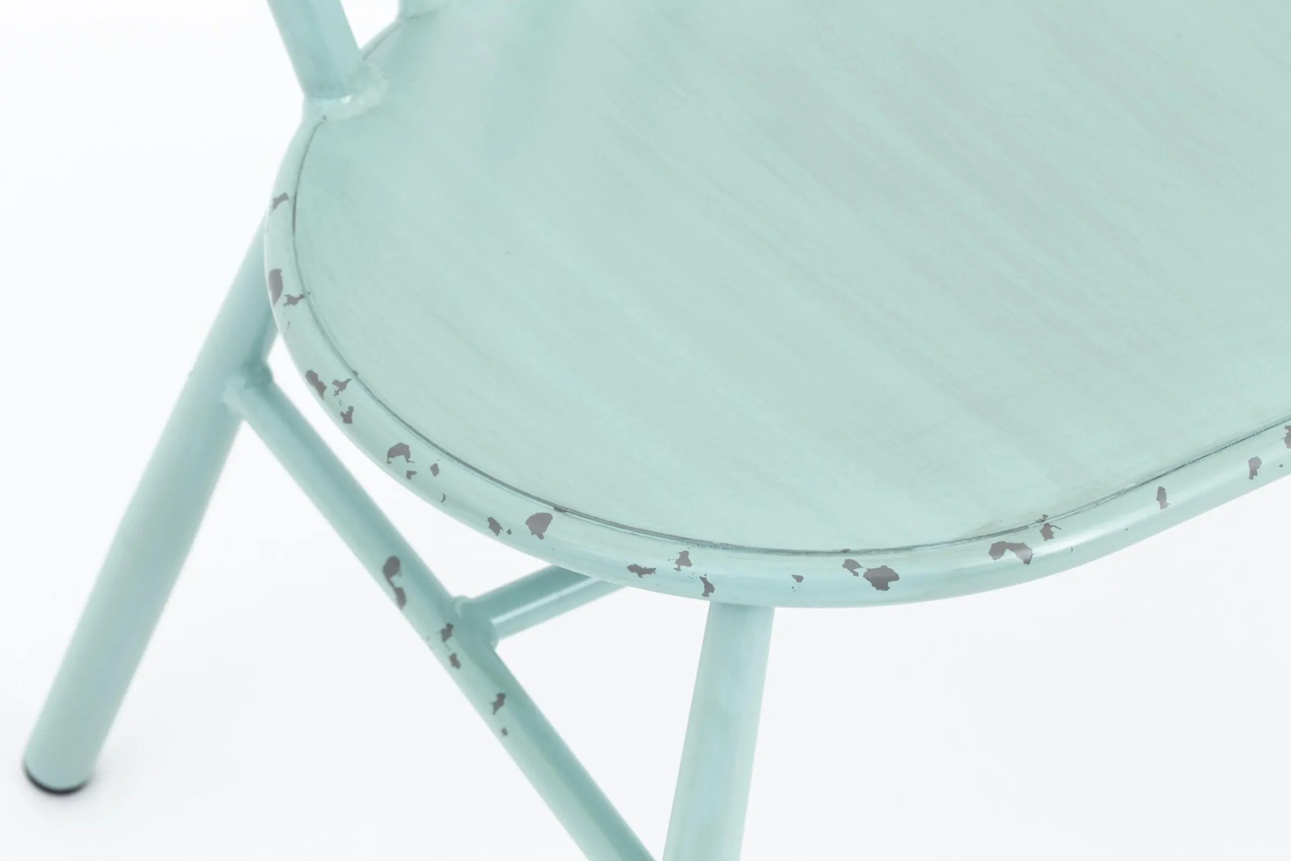 Flamant Claire, Banc De Jardin, Bleu Retro Clearance