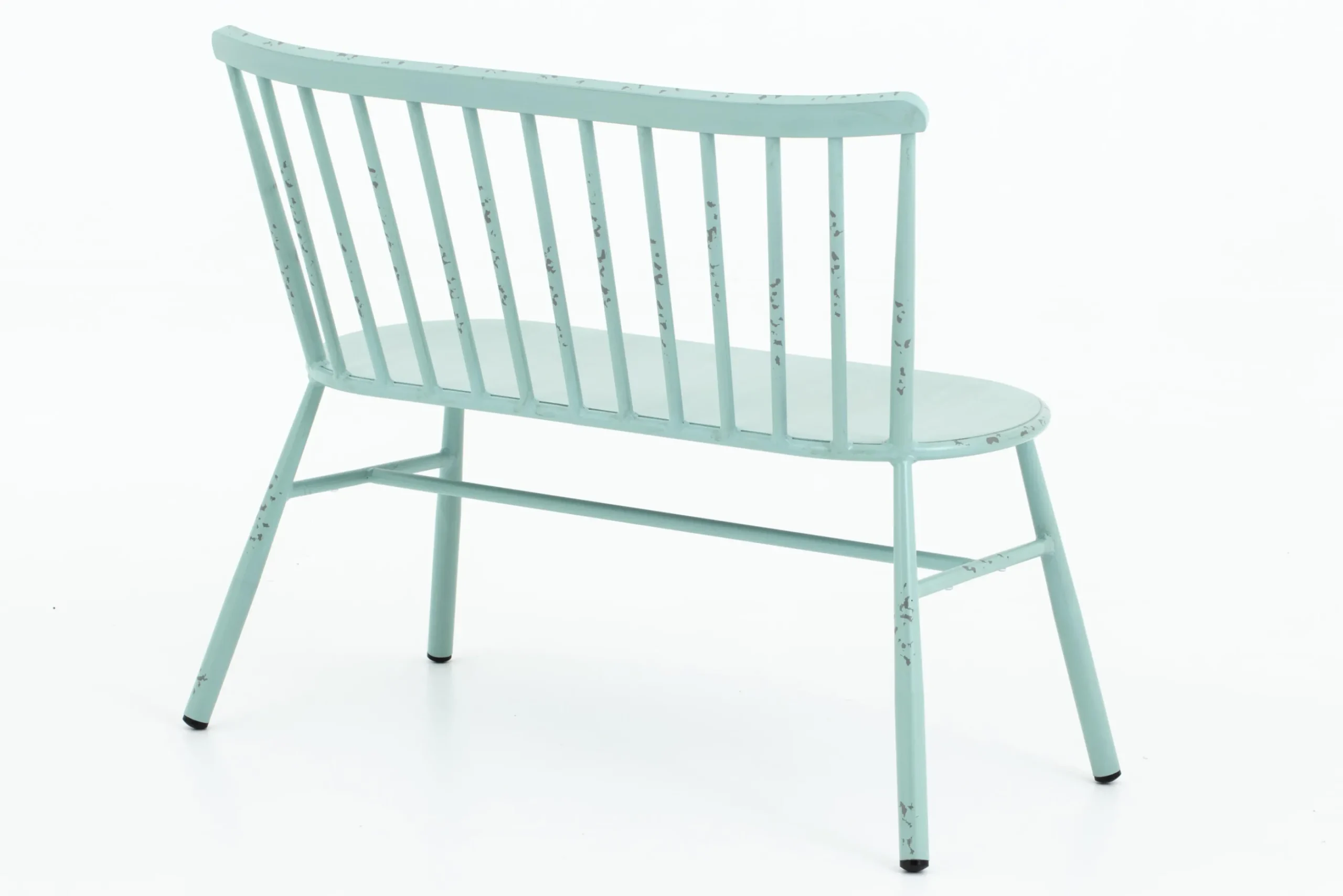 Flamant Claire, Banc De Jardin, Bleu Retro Clearance