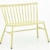 Flamant Claire, Banc De Jardin, Jaune Retro Sale