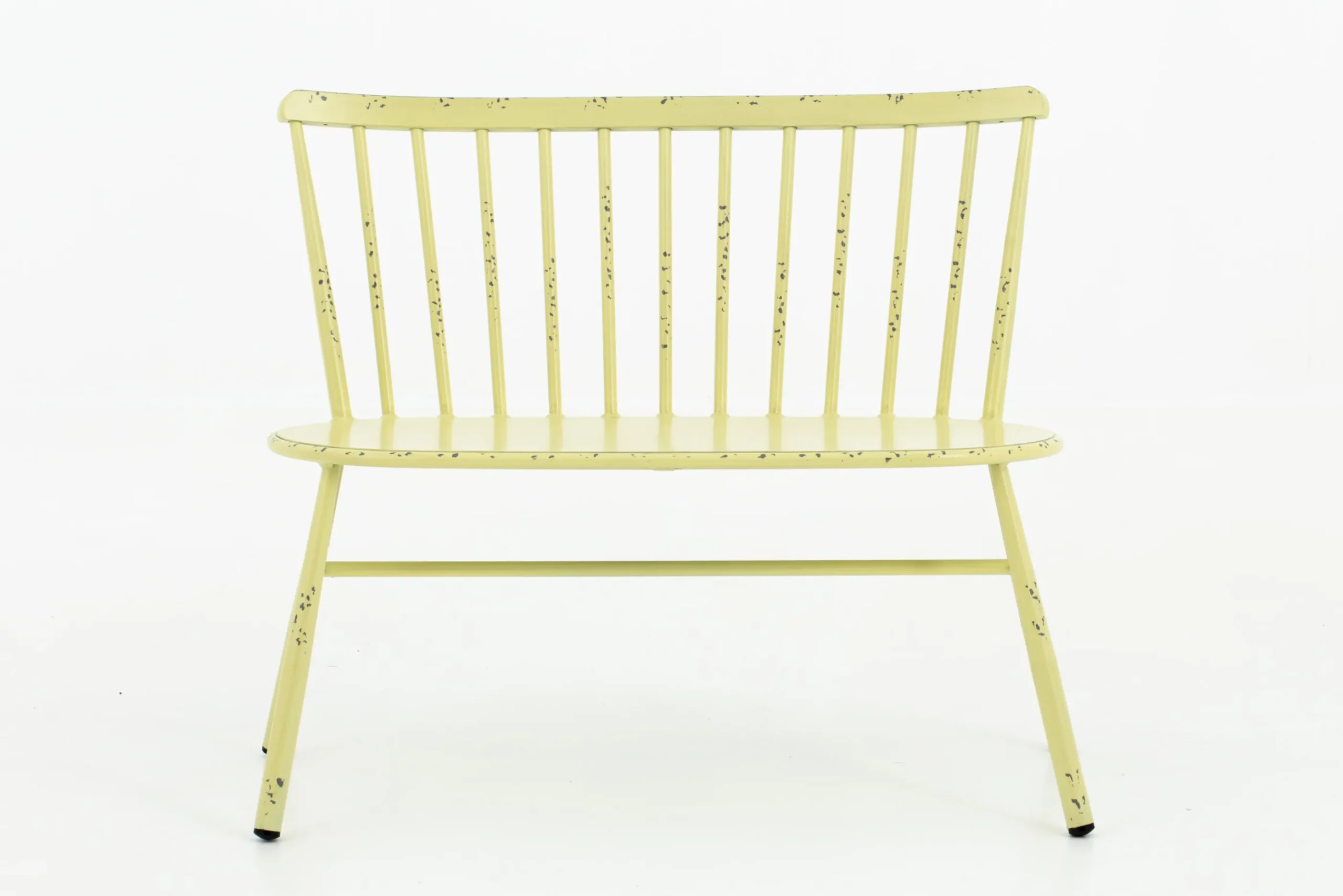 Flamant Claire, Banc De Jardin, Jaune Retro Sale