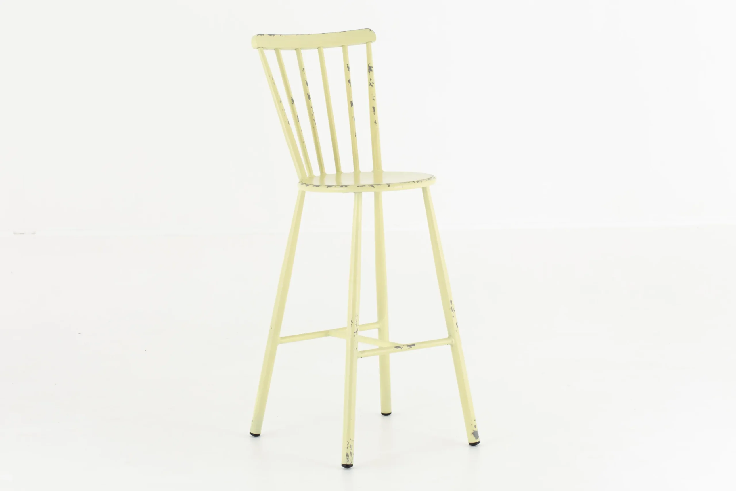 Flamant Claire, Chaise De Bar De Jardin, Jaune Retro Outlet
