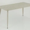 Flamant Claire, Table De Jardin, 150X75, Blanc Retro Hot