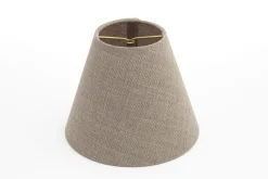 Flamant Clips, Abat-Jour, Naturel Et Gris, Conique, 14 Cm Best