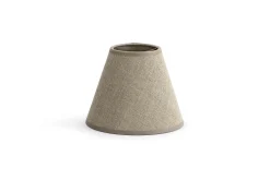 Flamant Clips, Abat-Jour, Naturel Et Argent, Conique, 14 Cm Outlet