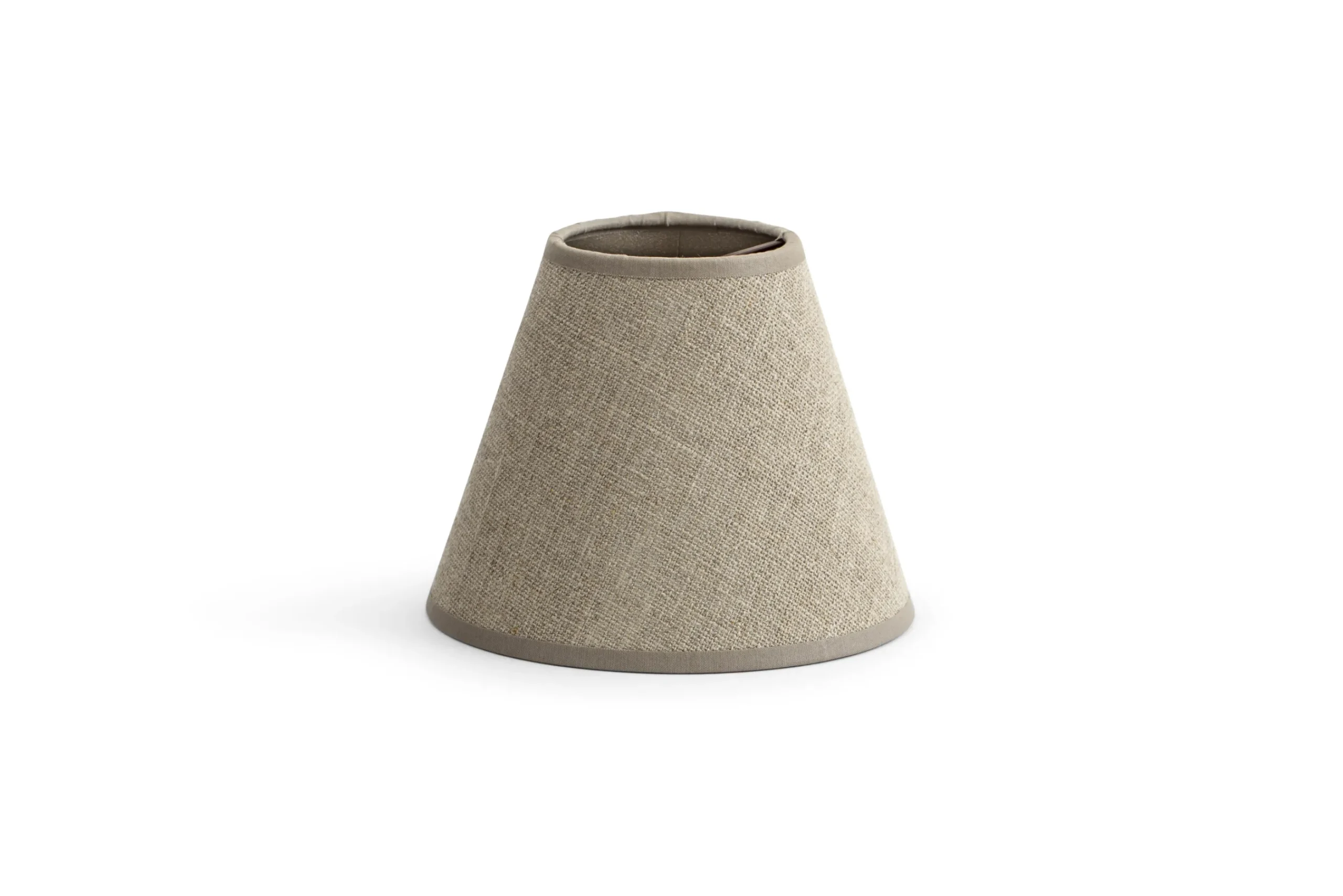 Flamant Clips, Abat-Jour, Naturel Et Argent, Conique, 14 Cm Outlet