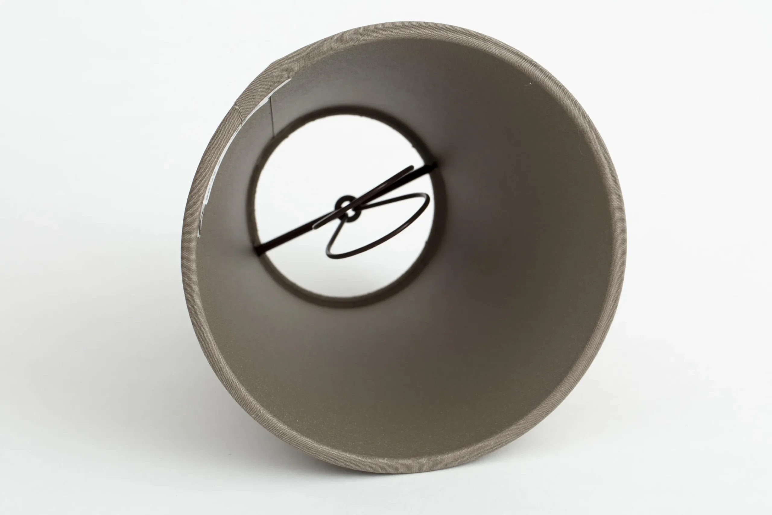 Flamant Clips, Abat-Jour, Naturel Et Argent, Conique, 14 Cm Outlet