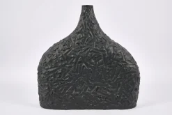 Flamant Corralee, Vase, Ceramique, Noir, L Outlet