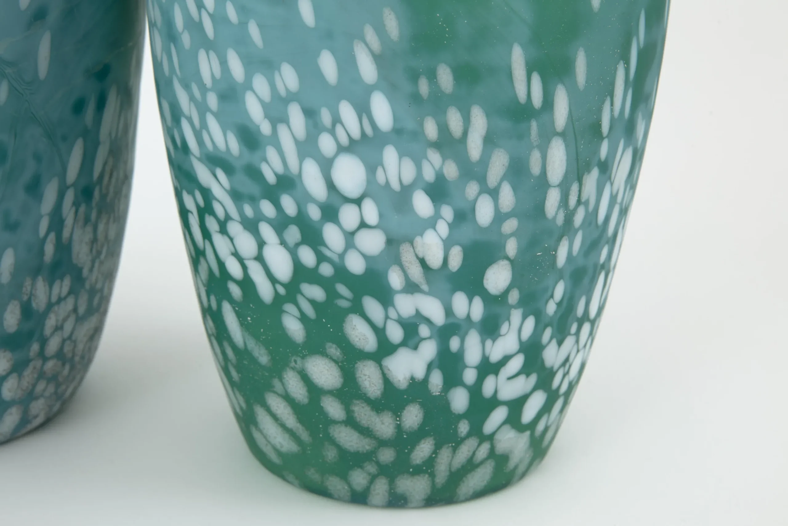 Flamant Dego, Vase, Verre, Turquoise, L