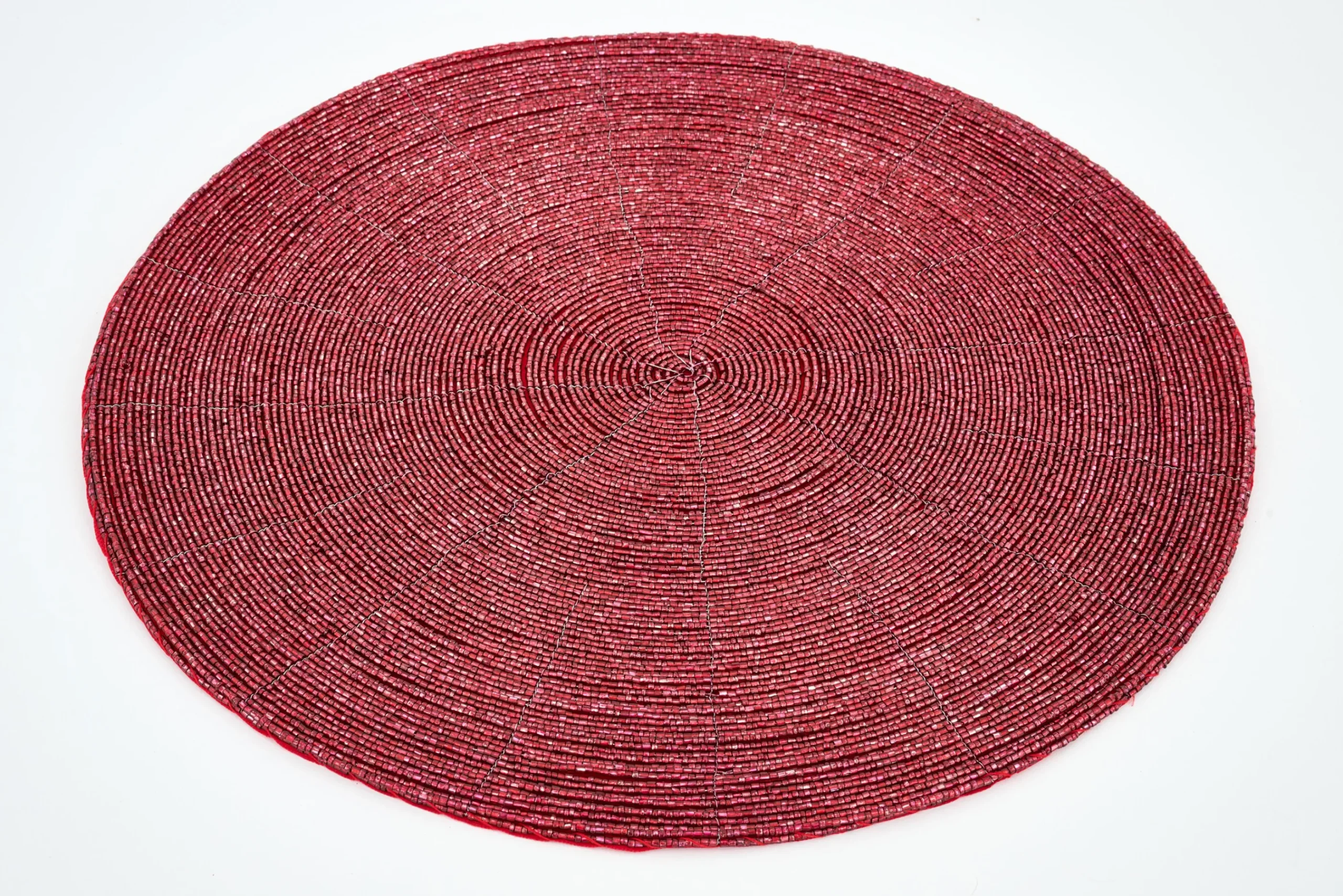 Flamant Delvin, Set De Table, Perles, Rouge Online