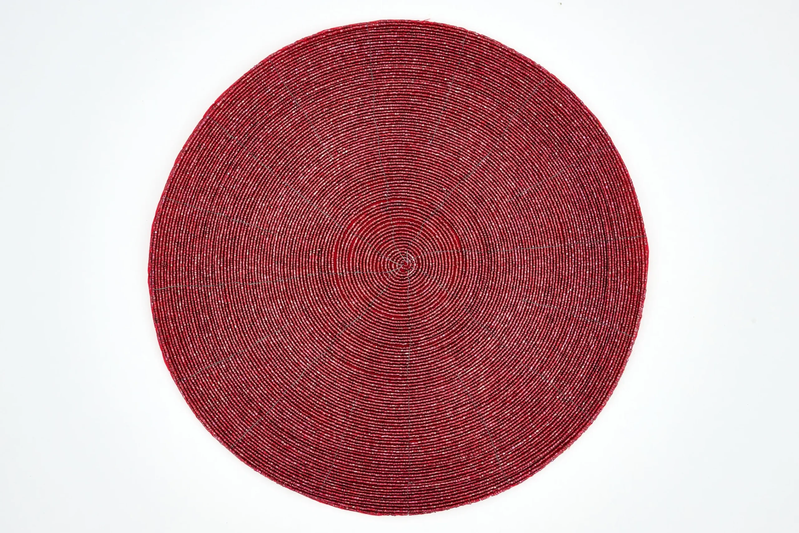 Flamant Delvin, Set De Table, Perles, Rouge Online