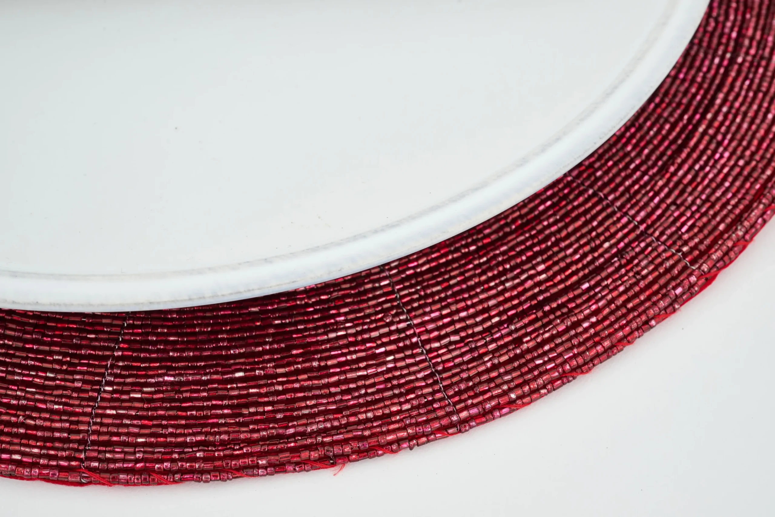 Flamant Delvin, Set De Table, Perles, Rouge Online