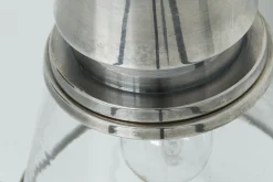 Flamant Edwardo, Applique, Laiton, Argent Antique New