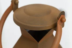 Flamant Ellis, Lanterne, Fer Et Verre, Rouille, Xl Discount