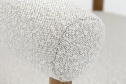 Flamant Fantaisie, Fauteuil, Tissu, Blanc