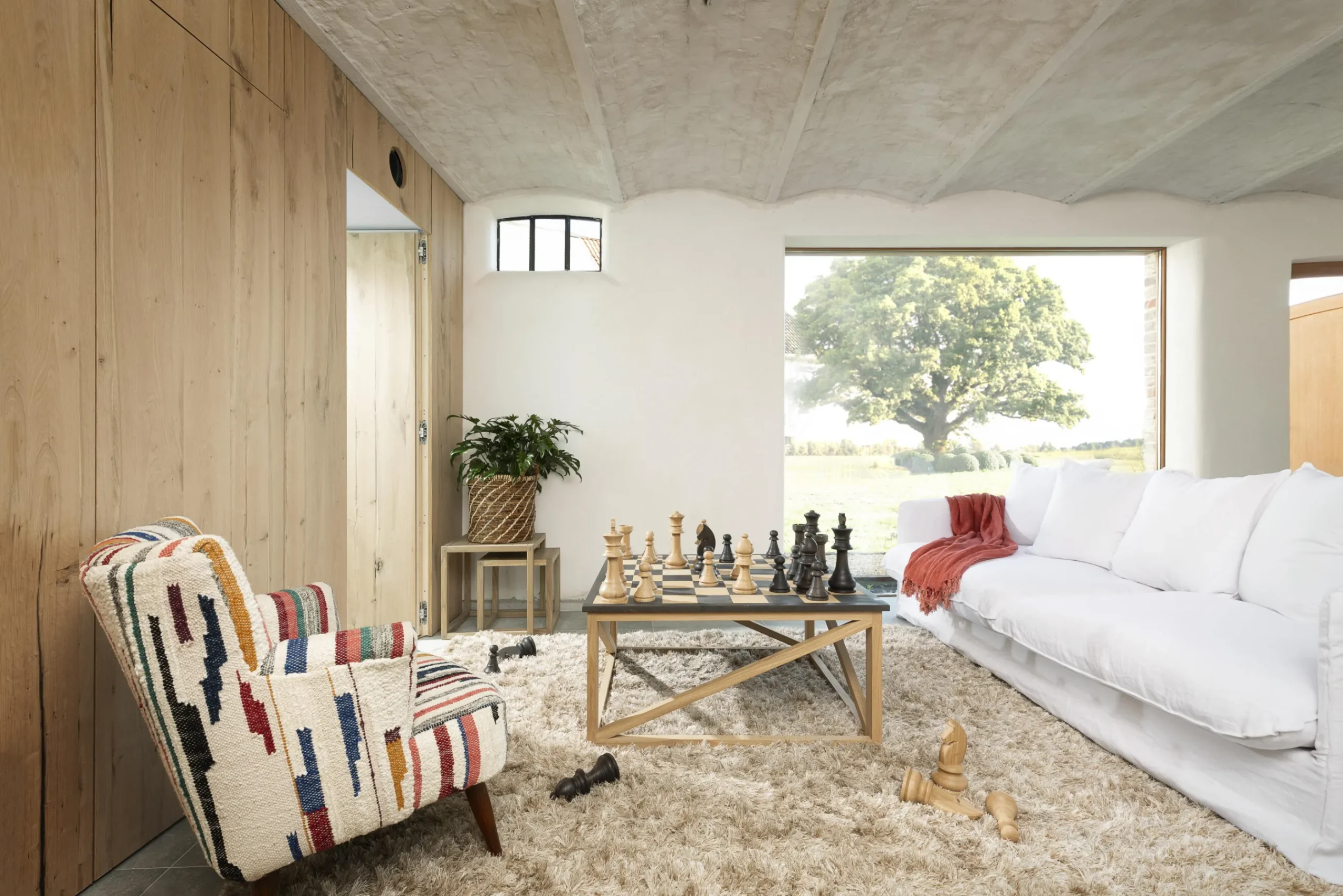 Flamant Flandre, Base En Echiquier, Chene Sale