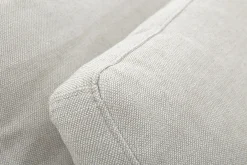 Flamant Floria, Fauteuil Lounge, Lin Naturel Et Metal Noir New