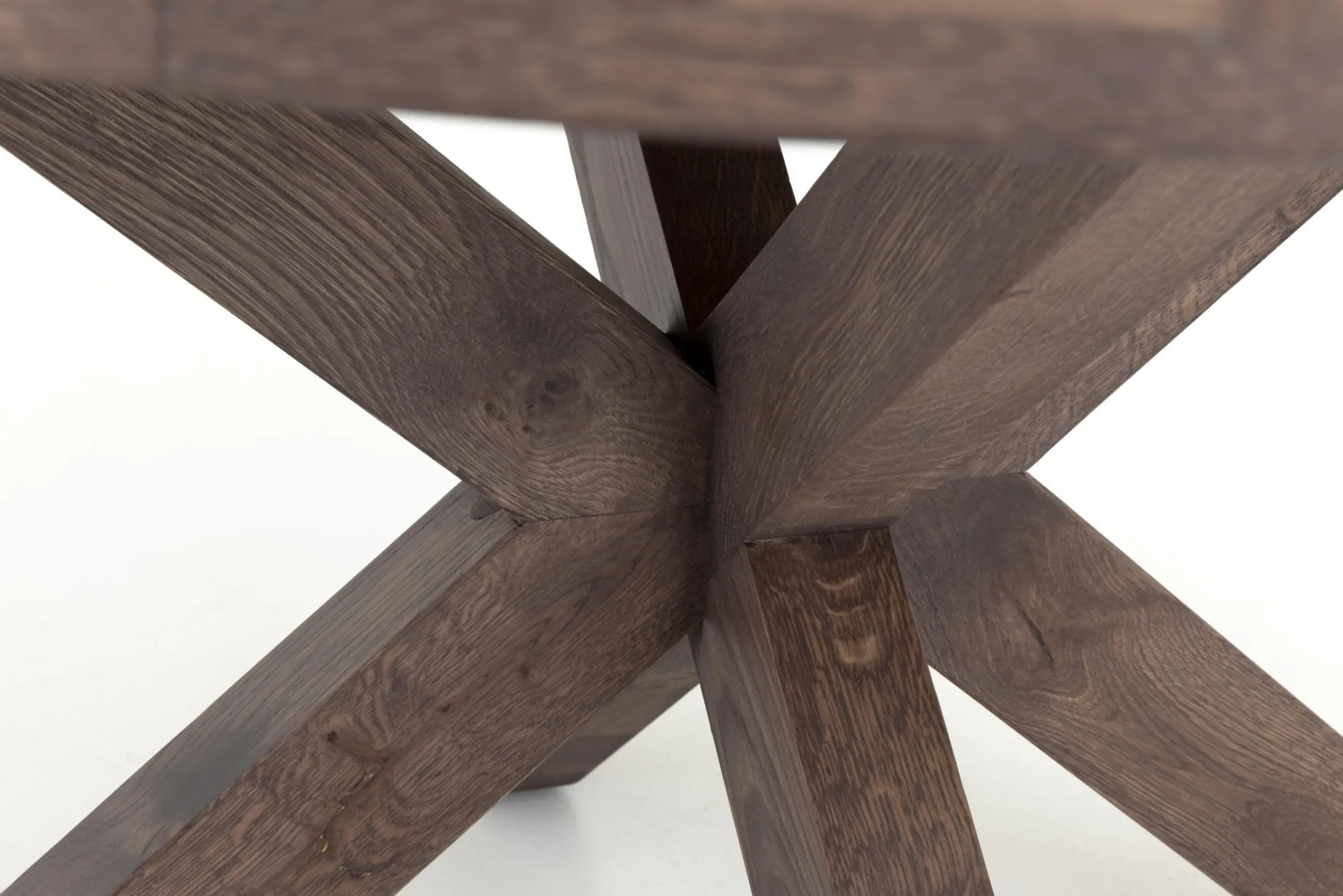 Flamant Forino, Table A Manger, Chene Fume, Ronde, 110 Cm Sale