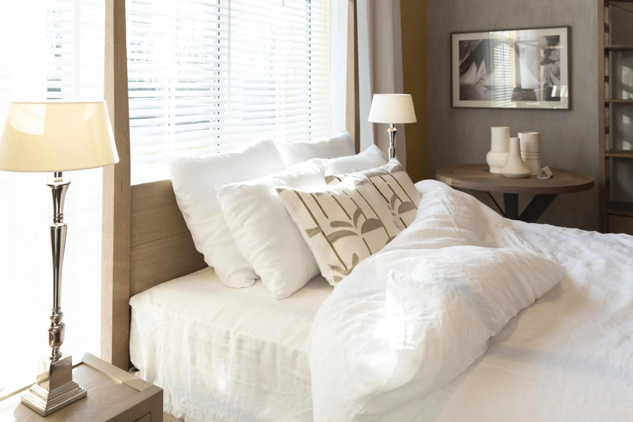 Flamant Forino, Table A Manger, Chene Patine, Ronde, 110 Cm Best