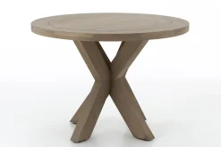 Flamant Forino, Table A Manger, Chene Patine, Ronde, 110 Cm Best