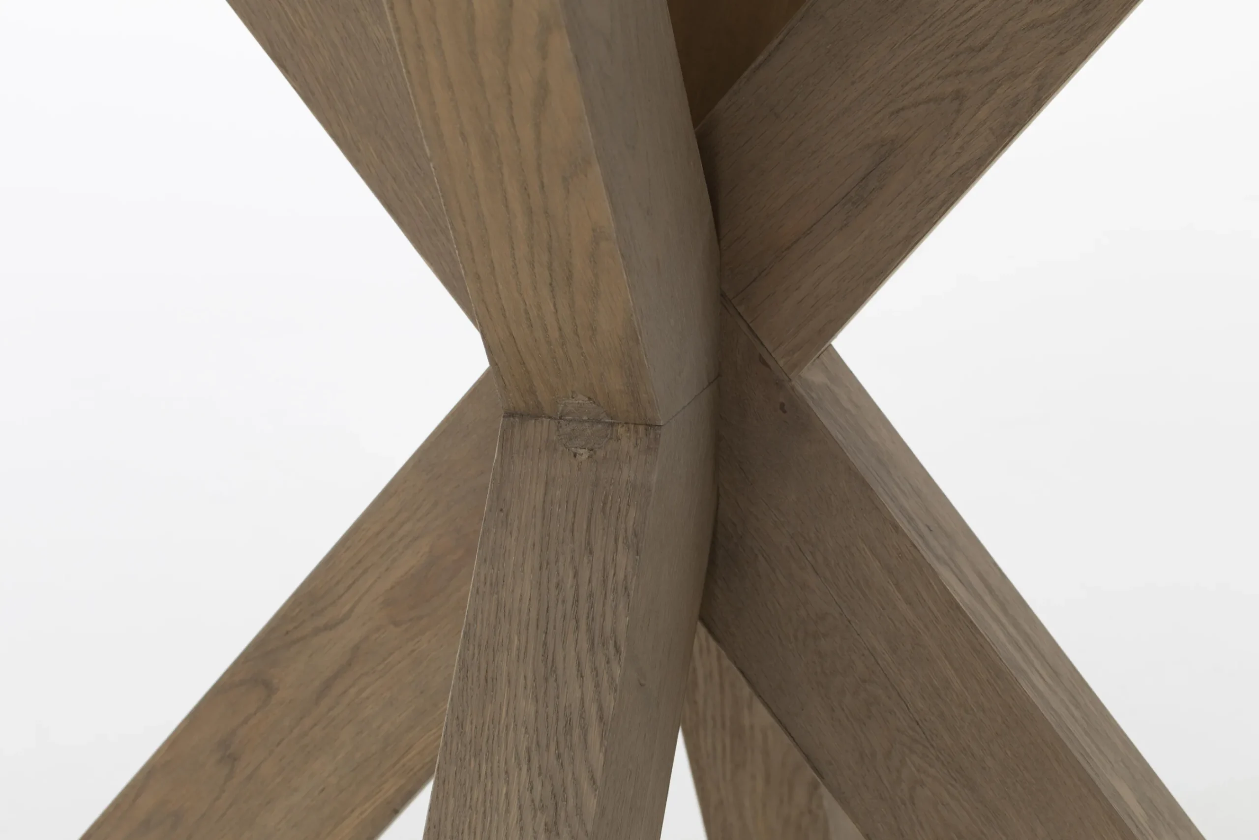 Flamant Forino, Table A Manger, Chene Patine, Ronde, 110 Cm Best