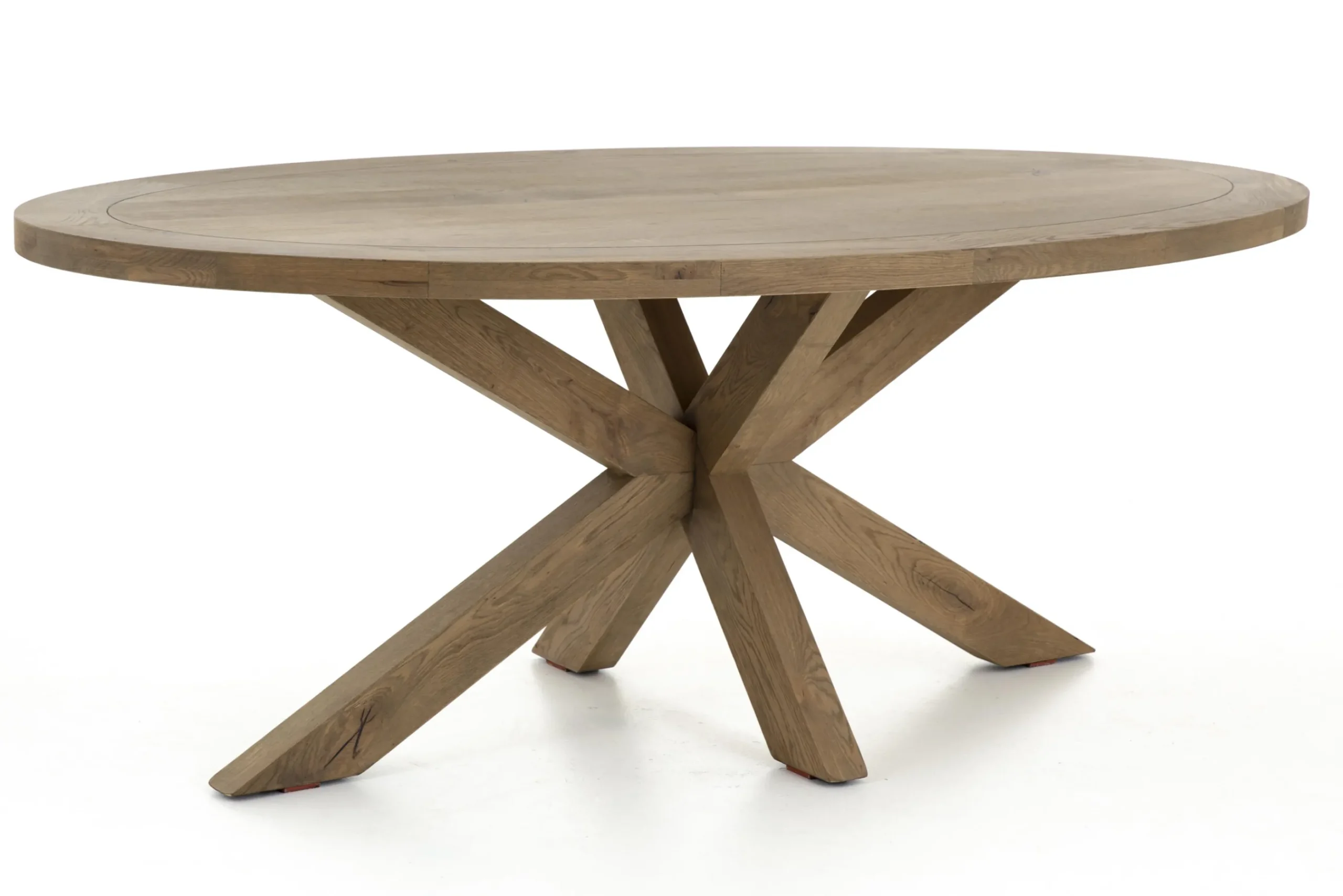 Flamant Forino, Table A Manger, Chene Patine, 210 Cm, Modele 2 Hot