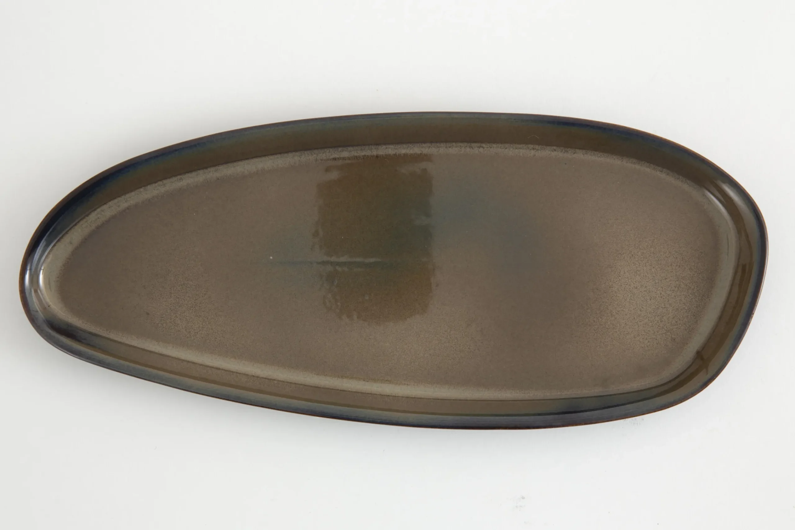 Flamant Forme, Assiette De Service, Kaki Outlet