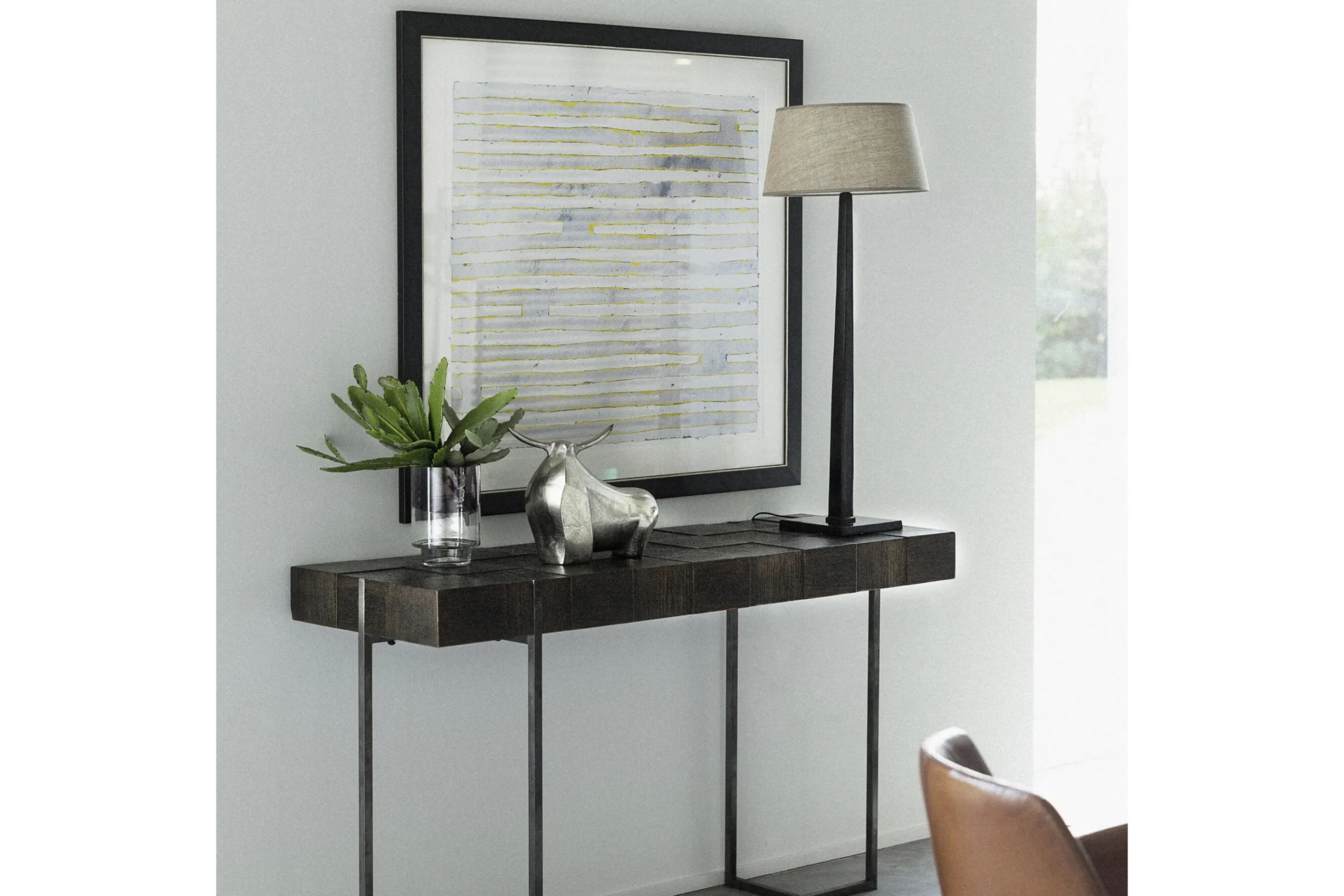 Flamant Gordes, Lampe A Poser, Noir, Aluminium, H 78 Cm Sale