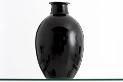 Flamant Griegos, Vase, Verre, Noir Hot