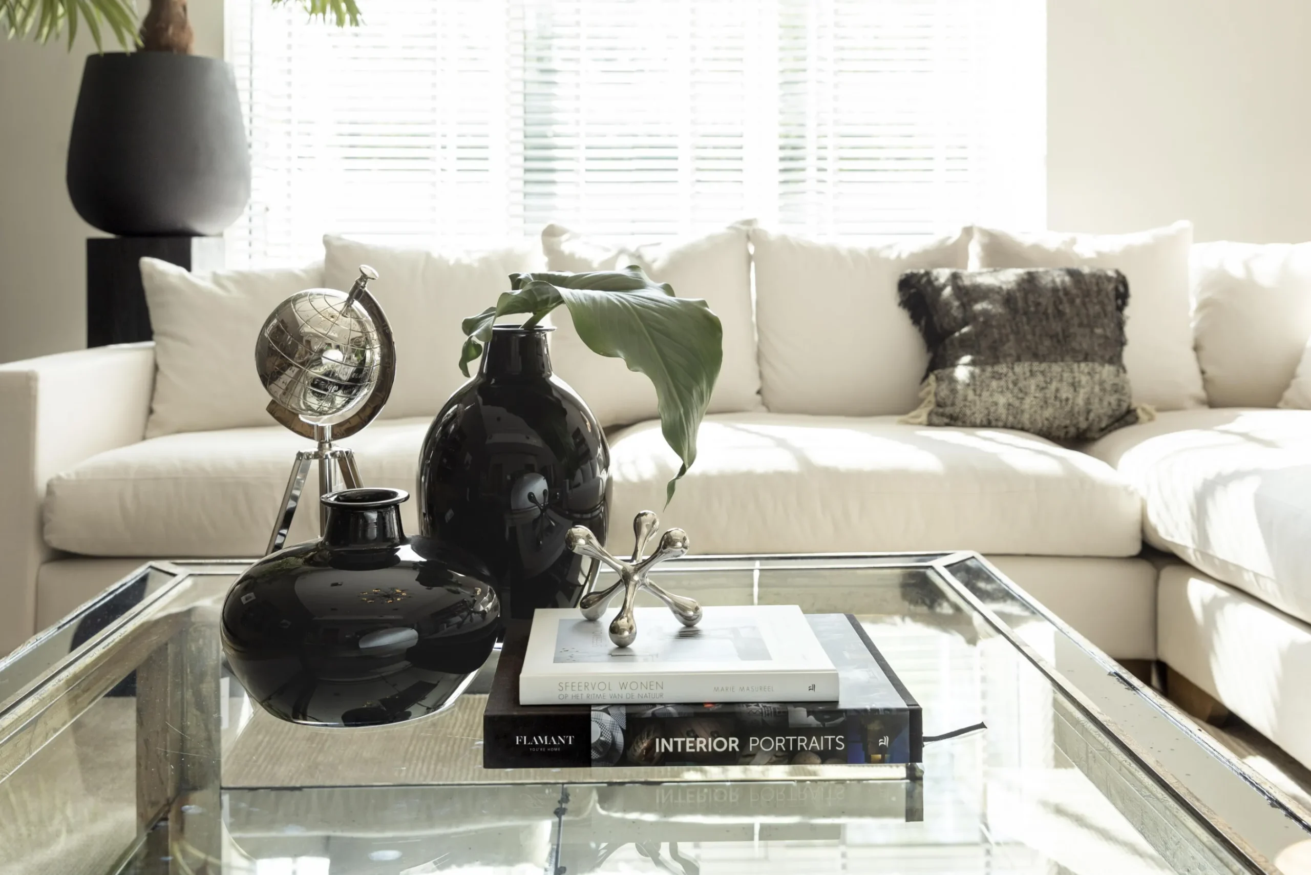 Flamant Griegos, Vase, Verre, Noir Hot