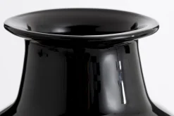 Flamant Griegos, Vase, Verre, Noir Hot