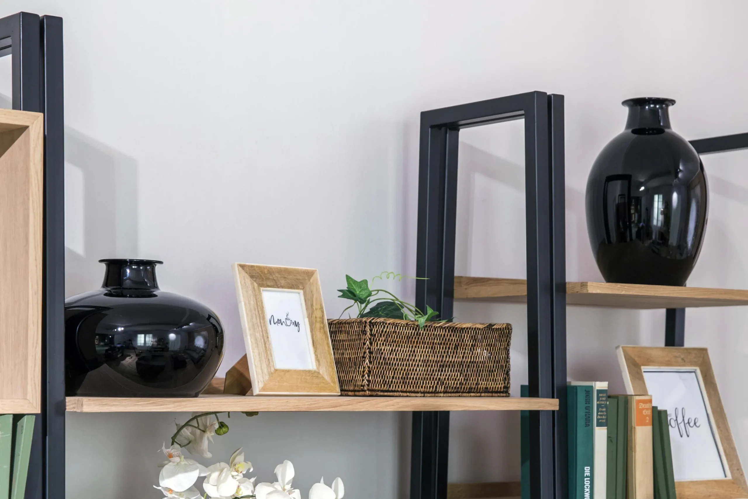 Flamant Griegos, Vase, Verre, Noir Hot