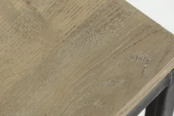 Flamant Hattie, Table Console, Chene Patine Et Fer Online