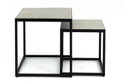 Flamant Hayes, Table D'Appoint, Carree, Ensemble De 2 Sale