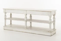 Flamant Henrice, Table Console, 3 Niveaux, 4 Tiroirs, Finition Antique Online