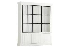 Flamant Iron Jason, Armoire, Blanc, 3 Portes En Fer Hot