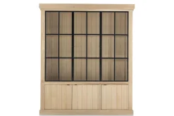 Flamant Iron Jason, Armoire, Chene Patine, 3 Portes En Fer Clearance