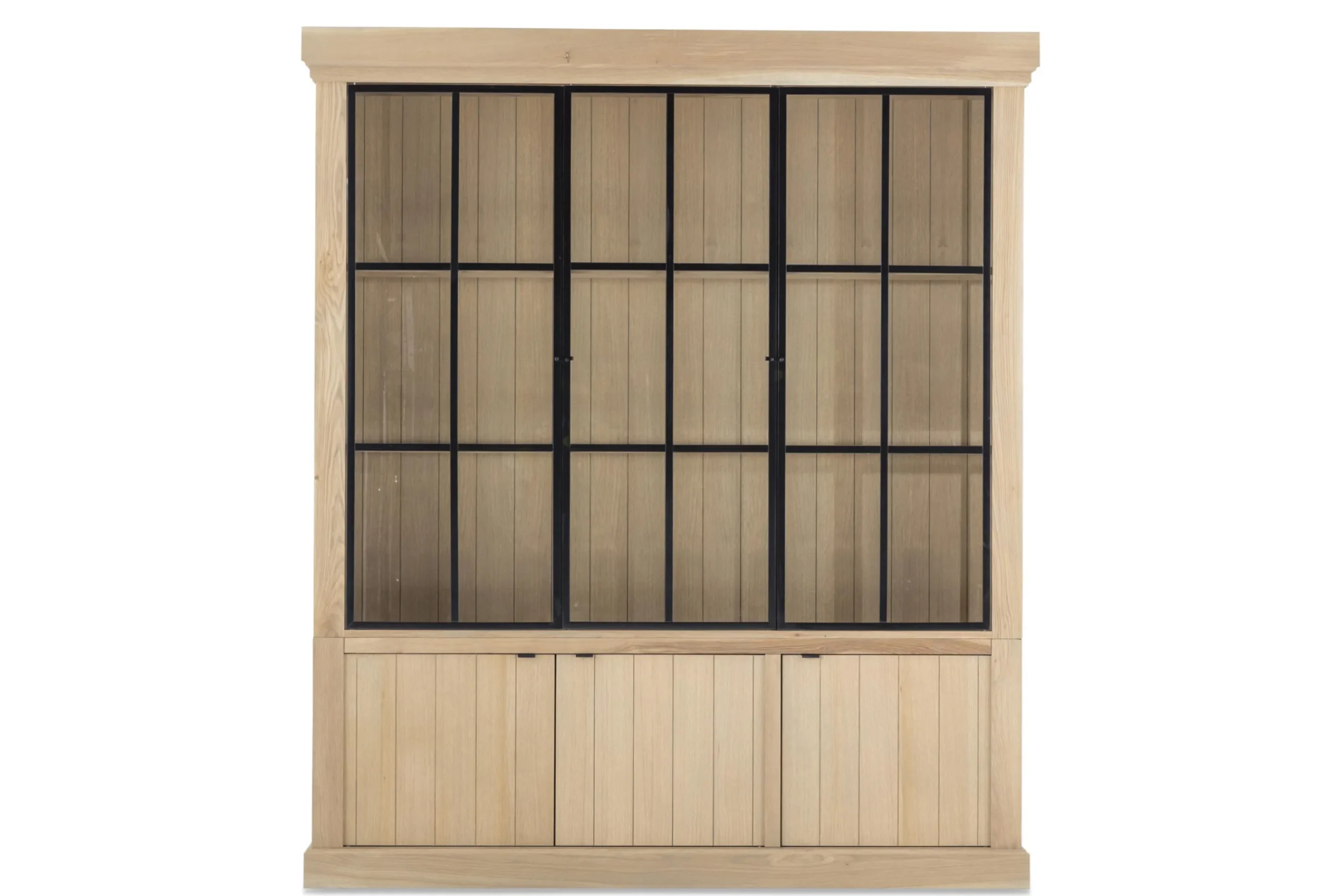 Flamant Iron Jason, Armoire, Chene Patine, 3 Portes En Fer Clearance