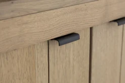 Flamant Iron Jason, Armoire, Chene Patine, 3 Portes En Fer Clearance