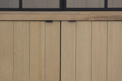 Flamant Iron Jason, Armoire, Chene Patine, 2 Portes En Fer Clearance