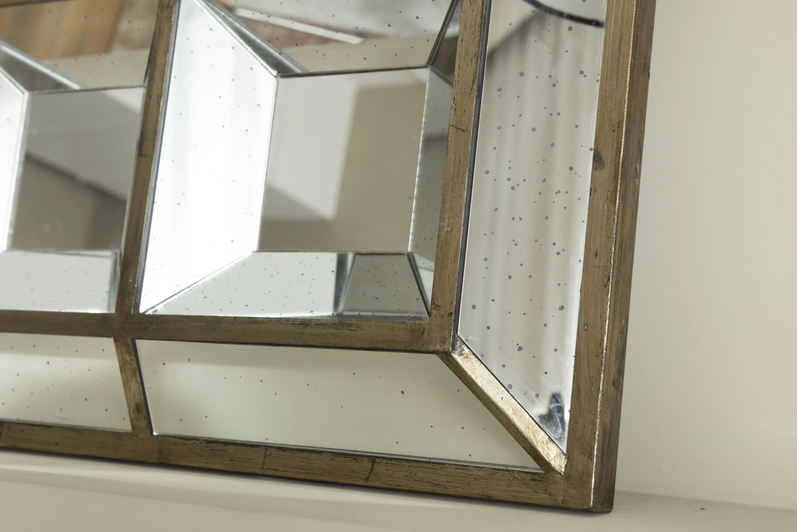 Flamant Javier, Miroir, Accent, Bordure Or Clearance