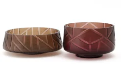 Flamant Jelger, Bol, Verre, Fumee/Mauve, S