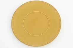 Flamant Jille, Assiette, Ceramique, Ocre, 34Cm Hot