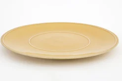 Flamant Jille, Assiette, Ceramique, Ocre, 34Cm Hot