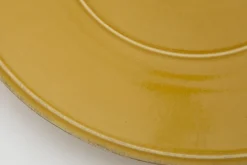 Flamant Jille, Assiette, Ceramique, Ocre, 34Cm Hot